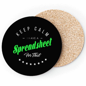 Discover Funny Excel Spreadsheets Lover 5 Coasters