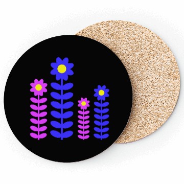 Discover Many Pretty Daisy Flowers Decorative Nature Design Coasters