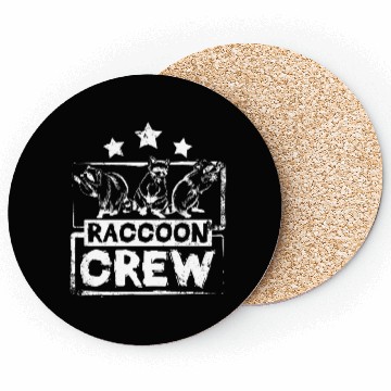 Discover Raccoon crew Coasters