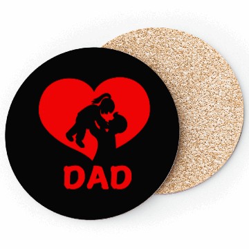 Discover Love Dad Coasters