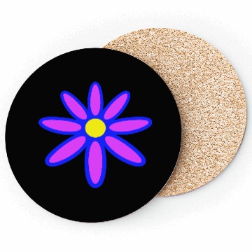 Discover Small Daisy Flower Purple Decorative Nature Design Coasters
