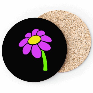 Discover Small Daisy Flower Purple Decorative Nature Design Coasters