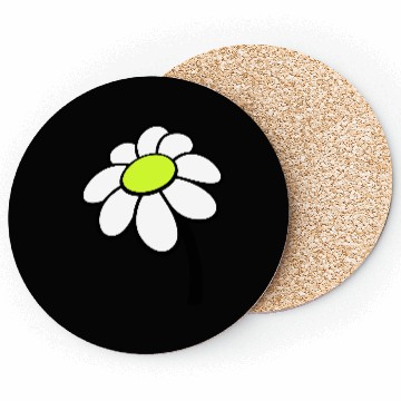 Discover Small Daisy Flower White Decorative Nature Design Coasters