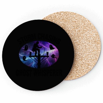 Discover Storm Chasing Ghost Whisperer – Lineman Halloween Coasters