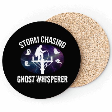 Discover Storm Chasing Ghost Whisperer – Lineman Halloween Coasters