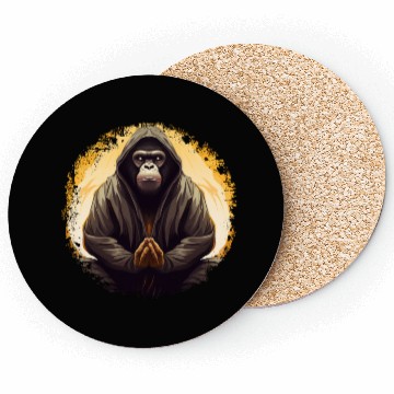 Discover Monkey Yoga Coasters