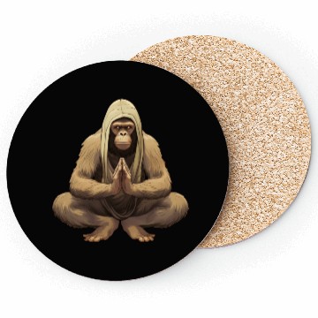 Discover Monkey Yoga / Yogi Monkey Coasters