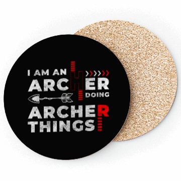 Discover Archery Sports Bow Accuracy Quiver Coasters