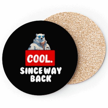 Discover Cool Since Way Back Birthday Coasters