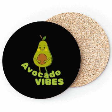 Discover avocado vibes Coasters