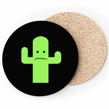 Discover Cactus Face Fear Sad Spines Desert Funny Cacti Fun Coasters