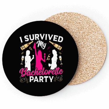 Discover Bridal Party Wedding I Survived My Bachelorette Coasters