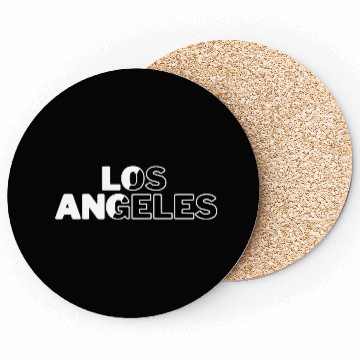 Discover Los Angeles Black n White Coasters