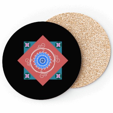 Discover Sea World Mandala Coasters