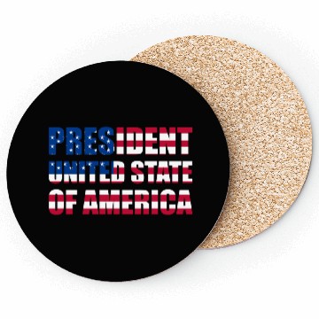 Discover American Flag President Coasters design