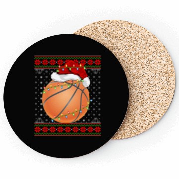 Discover Basketball Player Christmas Coasters