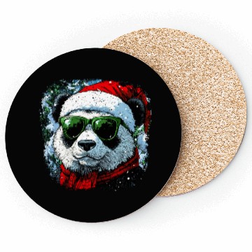 Discover Santa Claus Panda Coasters