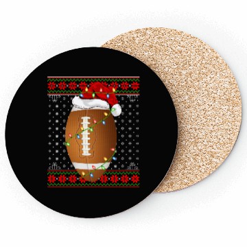 Discover Rugby Player Christmas Coasters
