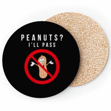 Discover No Peanuts Allowed Coasters