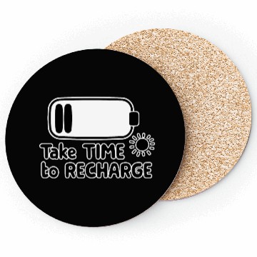 Discover Take Time to Recharge - Self Care Coasters