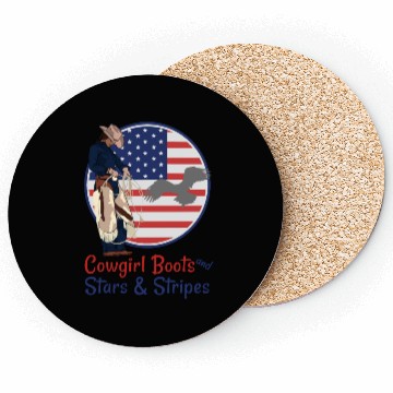 Discover Cowgirl Boots and Stars & Stripes Coasters