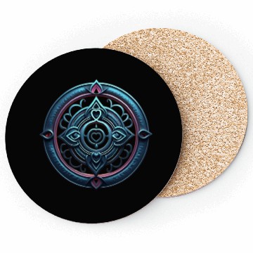 Discover Sacred Heart Mandala Coasters