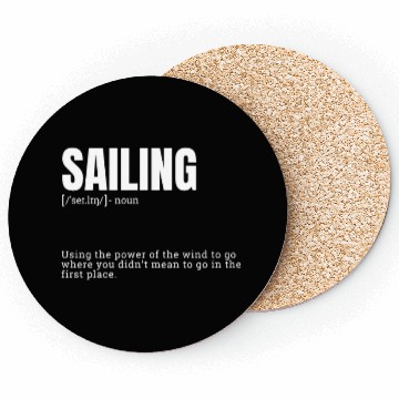 Discover Funny Sailing Definition Coasters
