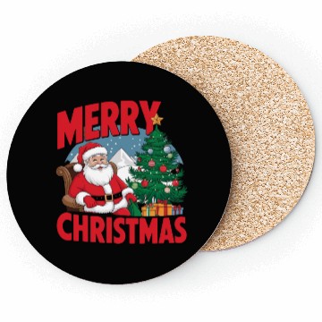 Discover Christmas Crewneck Coasters