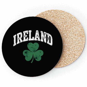Discover Ireland Shamrock Coasters