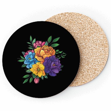 Discover Flower Bouquet Flowers Flowers Coasters
