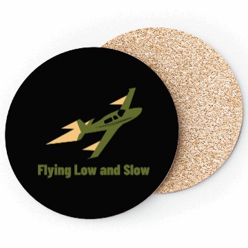 Discover Flying Low and Slow Bush Pilot Coasters