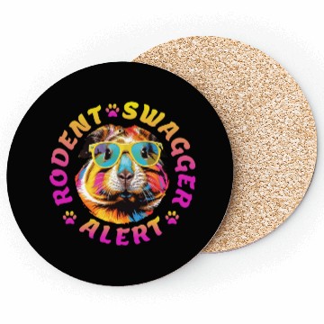 Discover RODENT SWAGGER ALERT - FUNNY GUINEA PIG LOVER GIFT Coasters