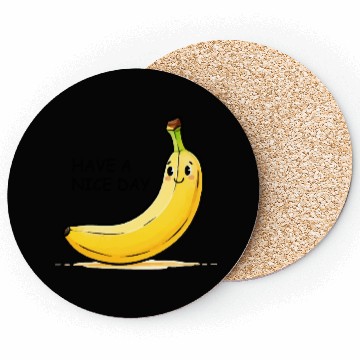 Discover Happy Banana Coasters