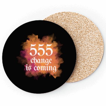Discover 555 Angel Number Change Coasters