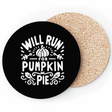 Discover Will Run for Pumpkin Pie Coasters