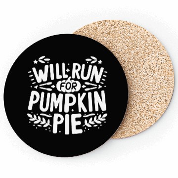 Discover Will Run for Pumpkin Pie Coasters