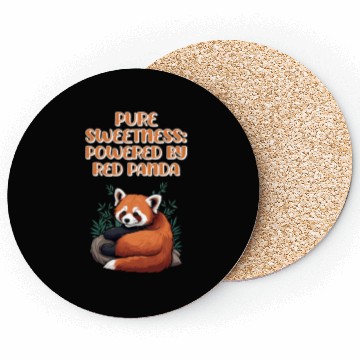 Discover Pure Sweetness: Powered By Red Panda - Cute Animal Coasters