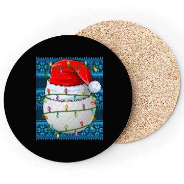 Discover Golf Ball Christmas Lights Coasters
