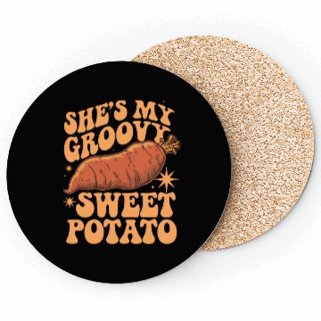 Discover She's my Groovy Sweet Potato Coasters
