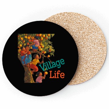 Discover Village life Coasters