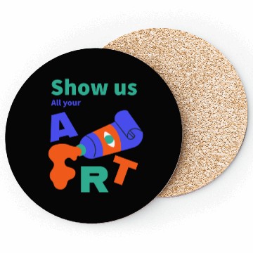 Discover Show Us All Your Art Coasters