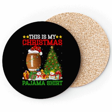 Discover Rugby Christmas Tree Lights Coasters