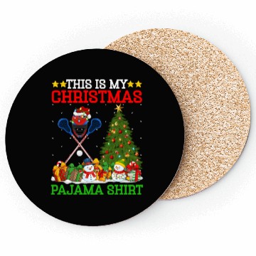 Discover Lacrosse Christmas Tree Lights Coasters