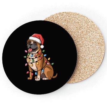 Discover Cane Corso Christmas Lights Xmas Dogs Gifts Coasters