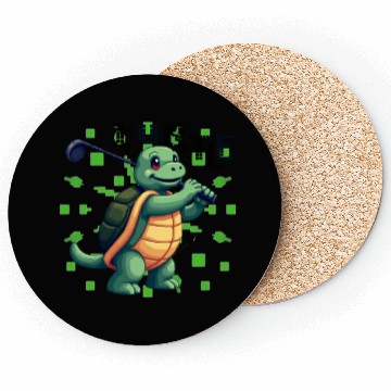 Discover Golfing Turtle Coasters
