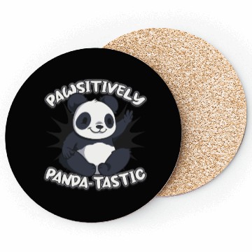 Discover Pawsitively Panda-Tastic Panda Bear Friend Lover Coasters