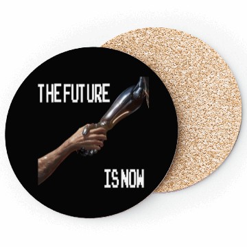 Discover The Future is now Robot Robotic Science AI Coasters