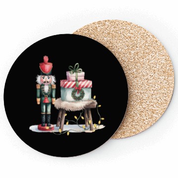 Discover Merry Christmas, Christmas Vintage Coasters