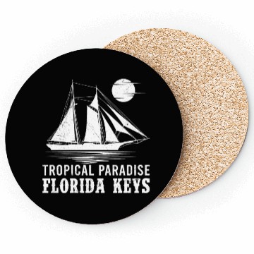 Discover Florida TROPICAL PARADISE KEY-WEST COAST Coasters