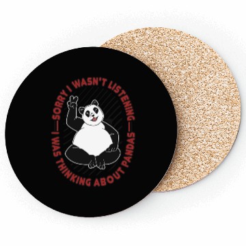 Discover Was Thinking About Pandas Panda Bear Friend Giant Coasters